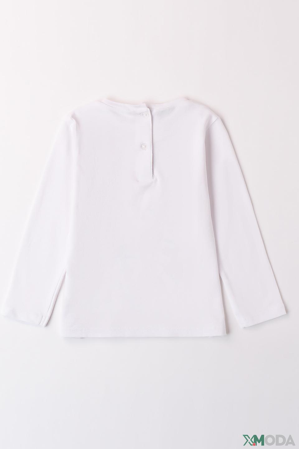 Джемпер Sarabanda дев. с медведем белый