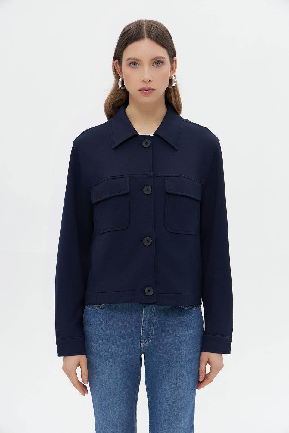 Жакет MORE and MORE тёмно-синий
