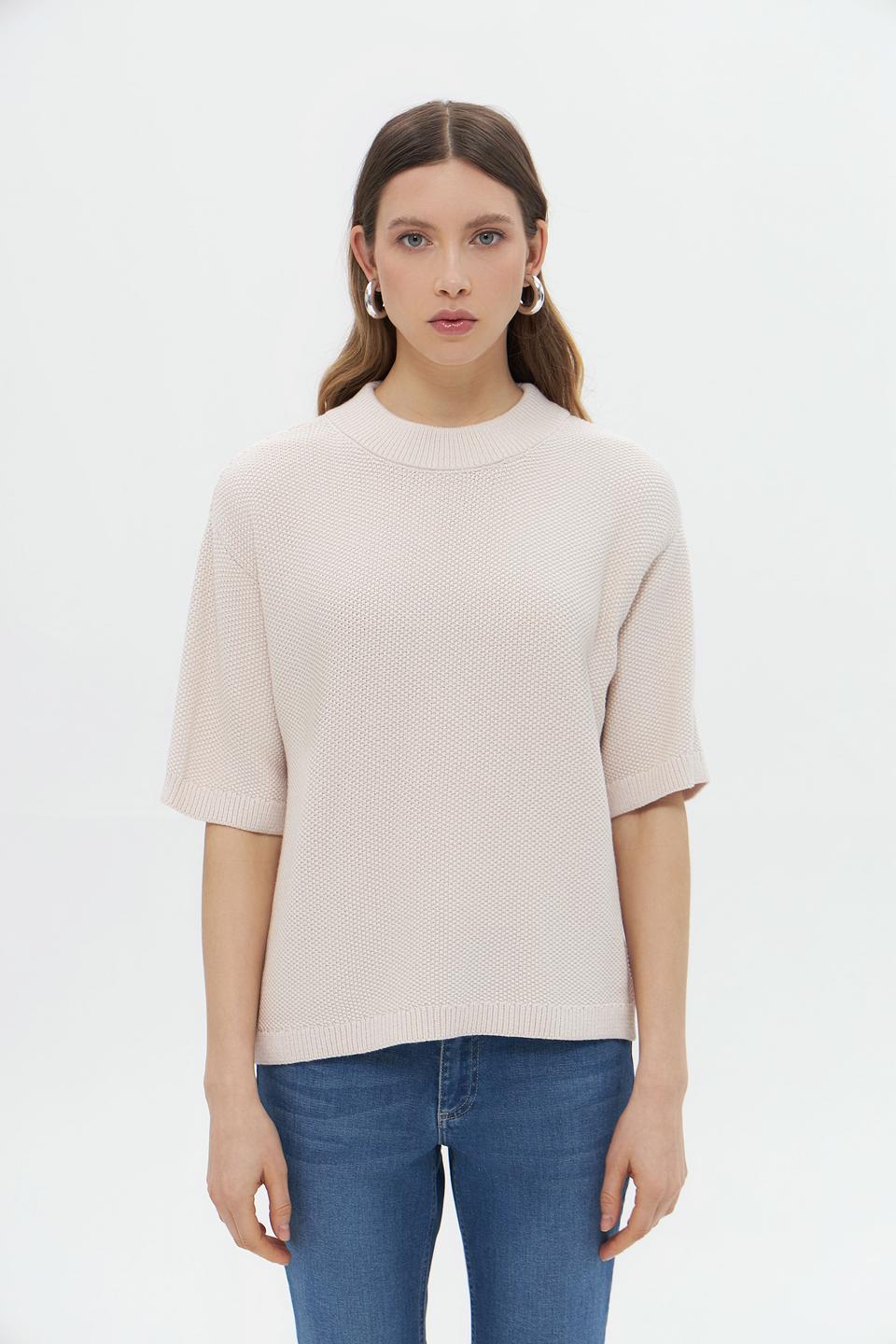 Пуловер More and More бежевый