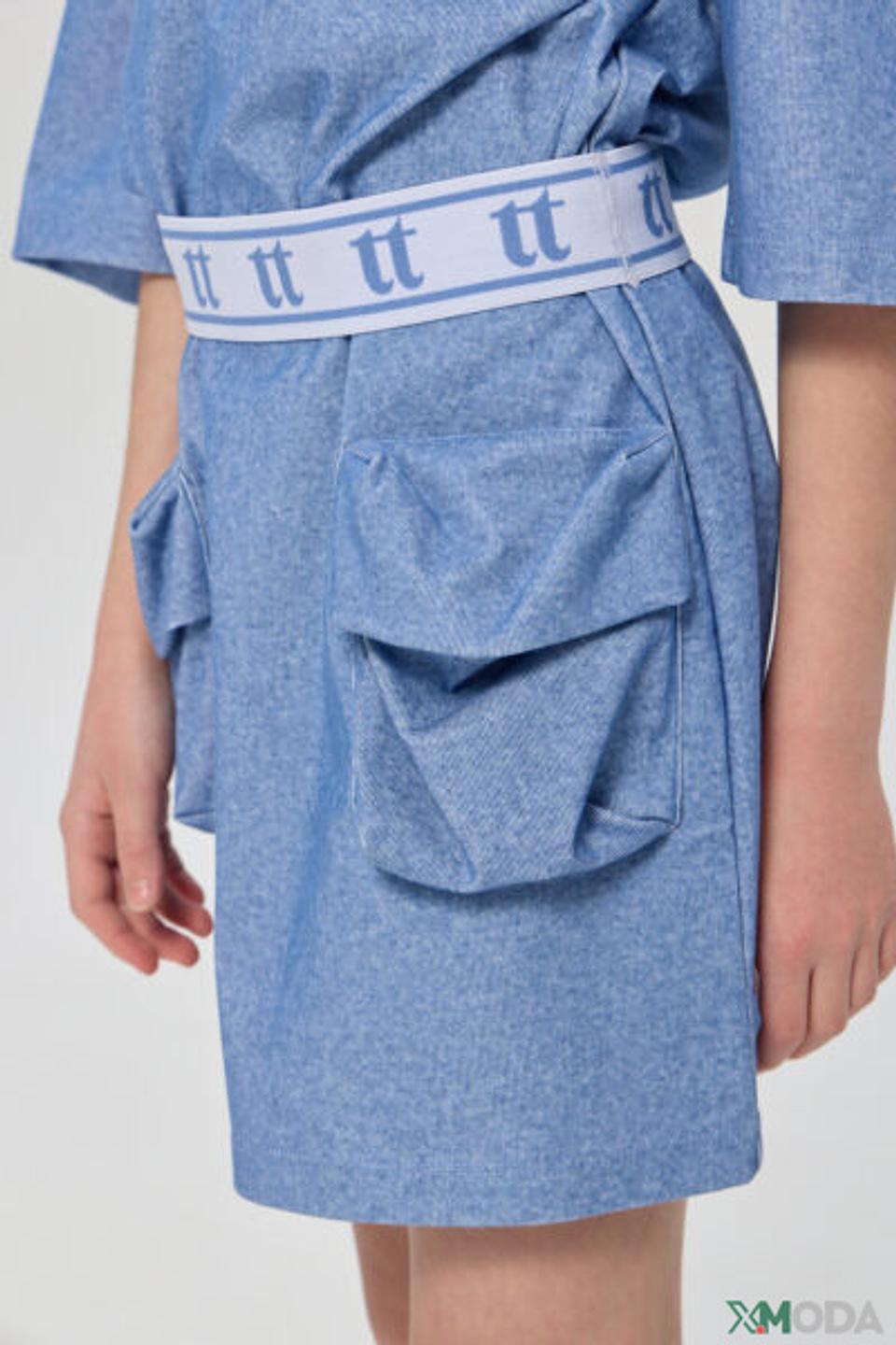 Платье Choupette дев. джинсовое