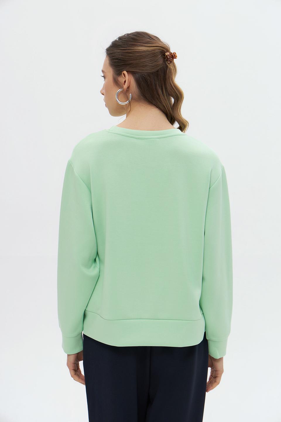 Пуловер Broadway NYC мятный