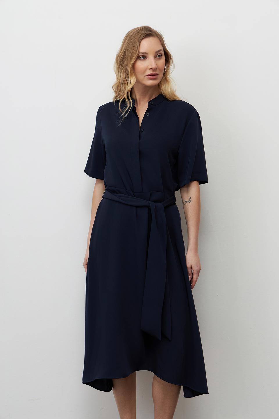 Платье рубашка Seidensticker тёмно-синее