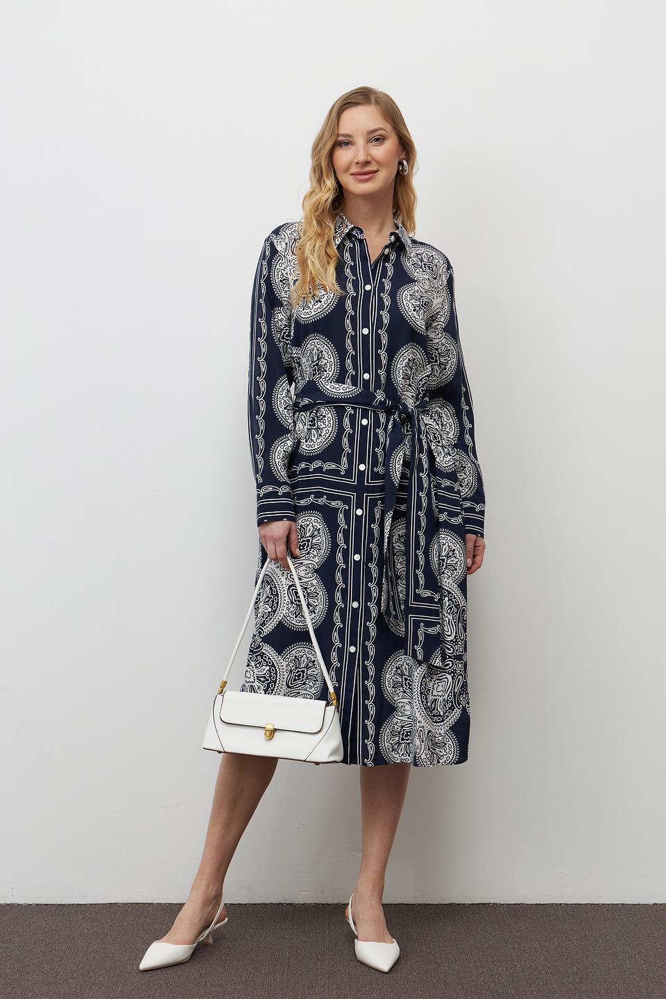 Платье рубашка Seidensticker с принтом