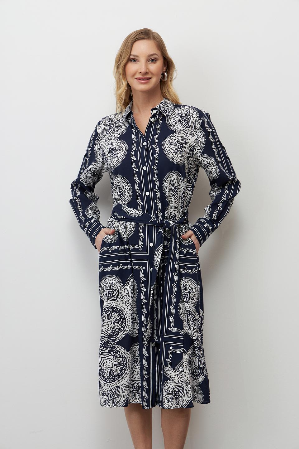 Платье рубашка Seidensticker с принтом