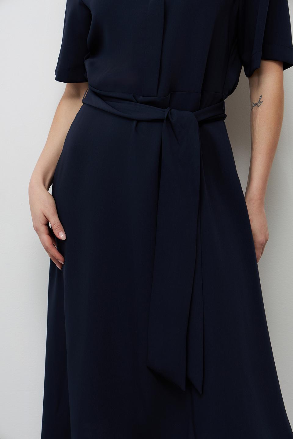 Платье рубашка Seidensticker тёмно-синее