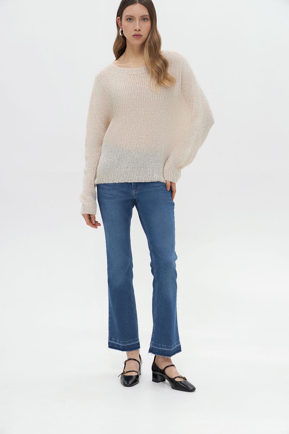 Пуловер Rich and Royal бежевый