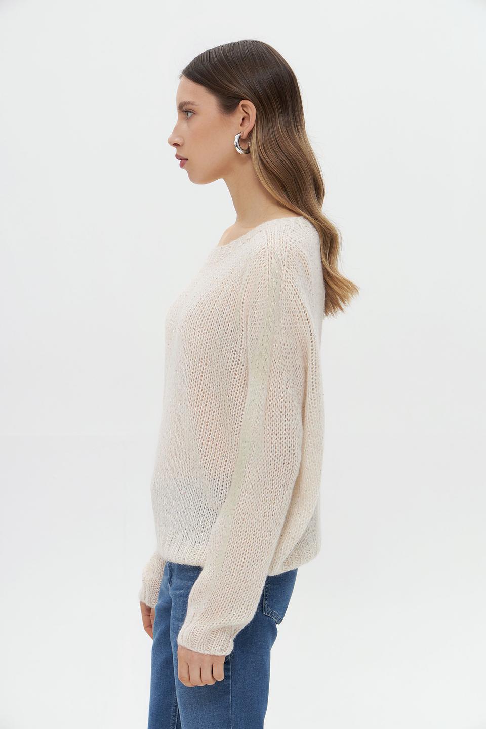 Пуловер Rich and Royal бежевый