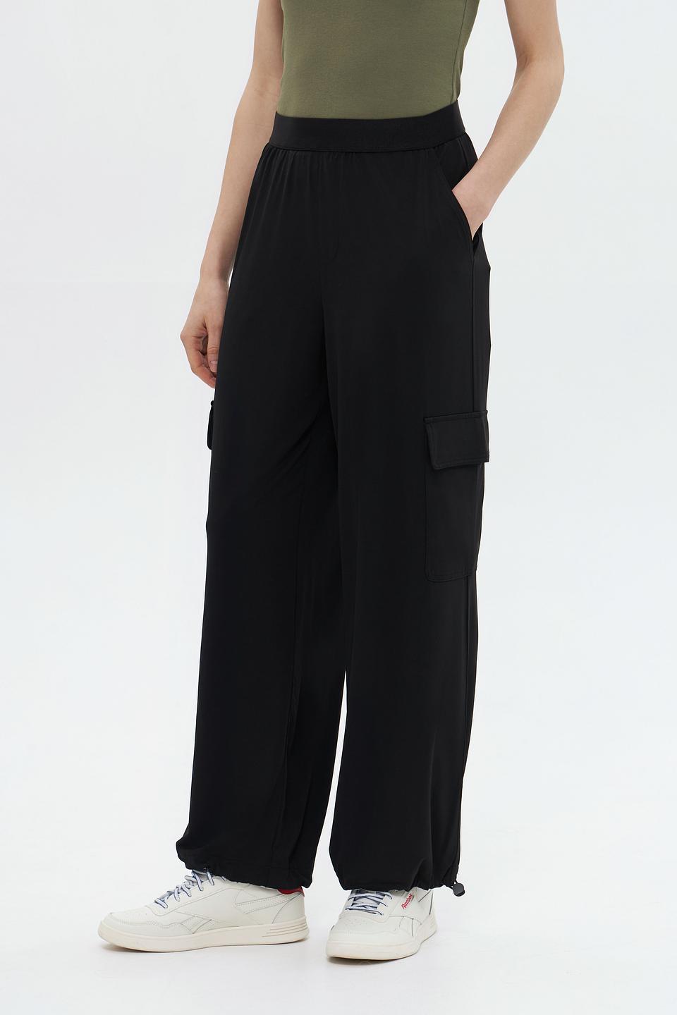 Брюки карго Miss Lagotte чёрные