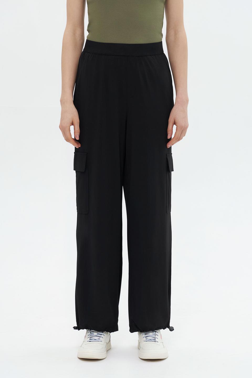 Брюки карго Miss Lagotte чёрные