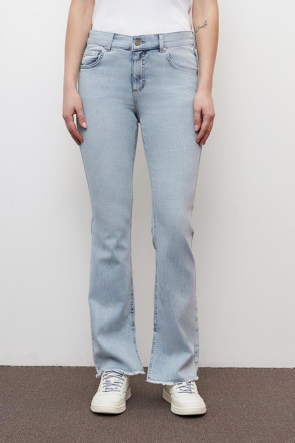 Джинсы Angels клеш голубой
