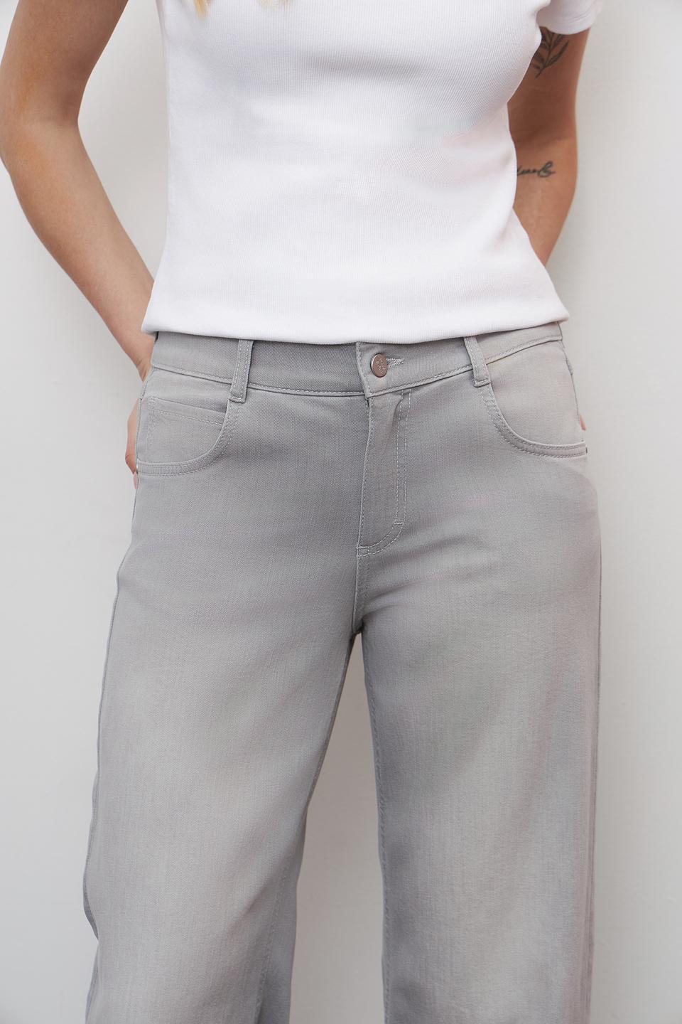 Джинсы Angels палаццо серые