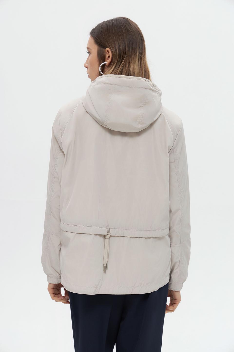 Куртка Lebek с капюшоном бежевая