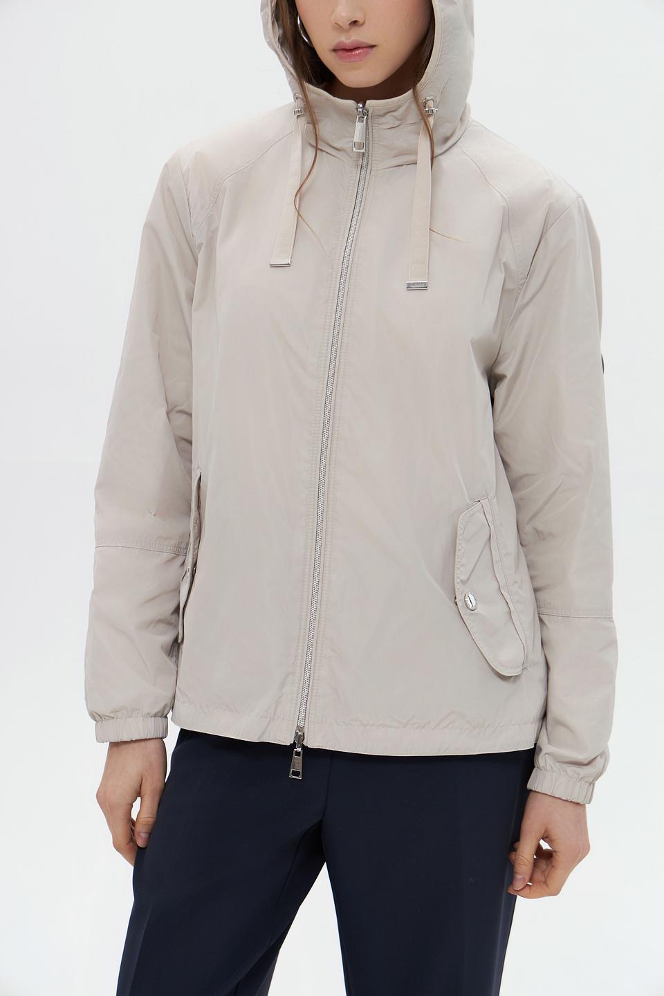 Куртка Lebek с капюшоном бежевая
