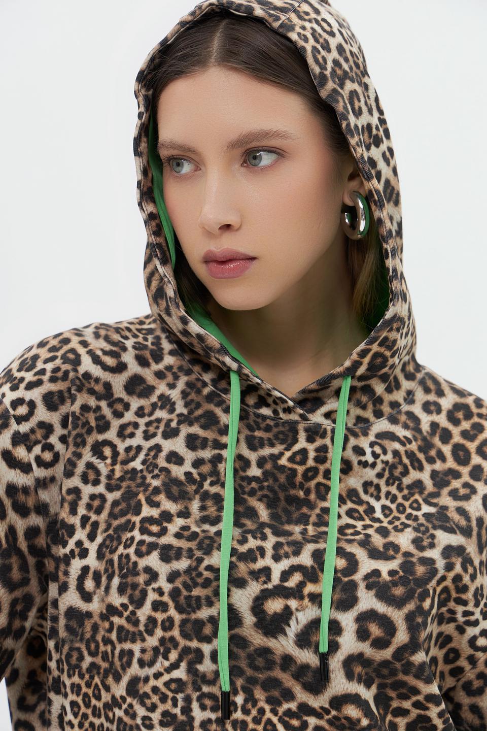 Пуловер Marc Cain леопардовый