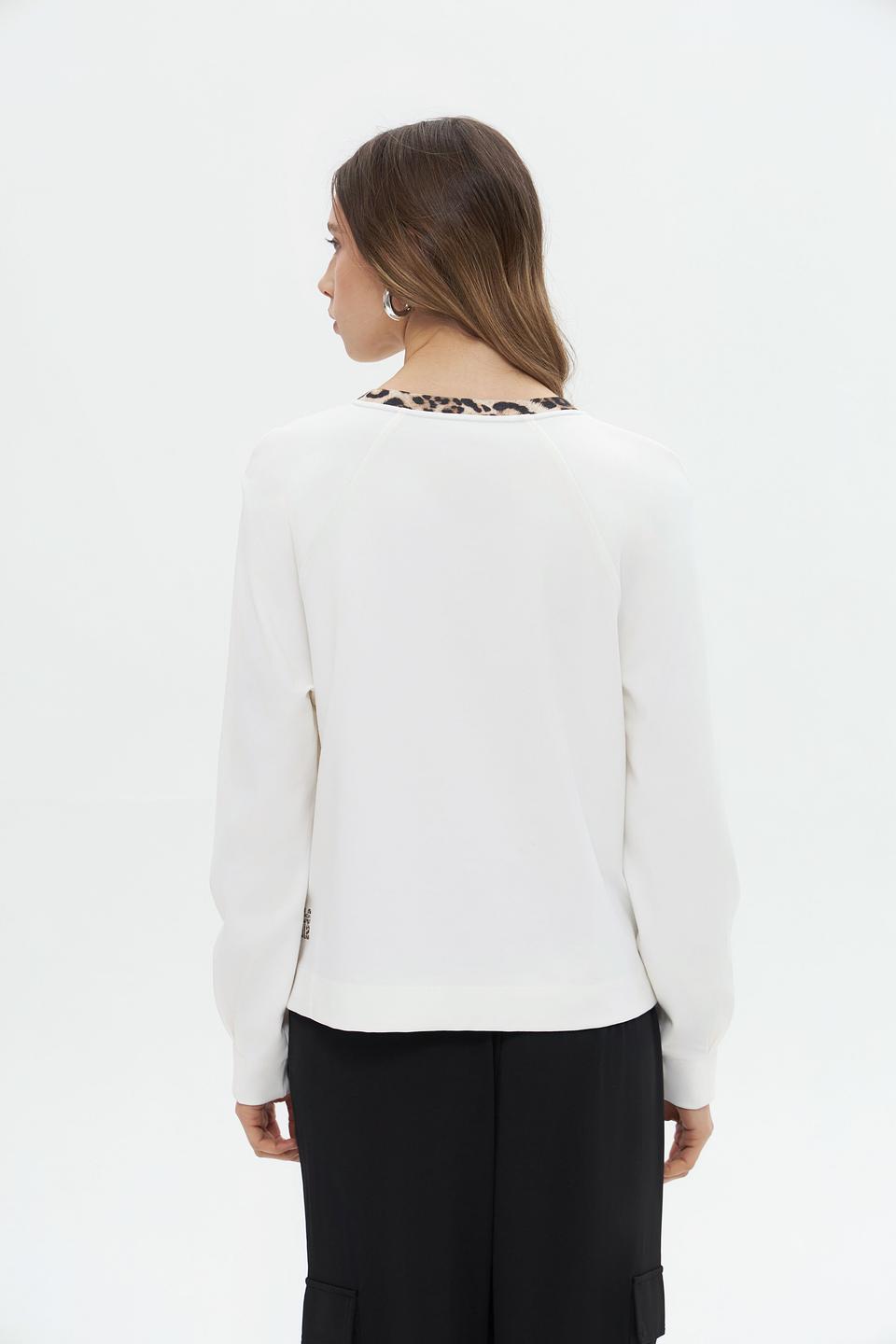 Пуловер Marc Cain с принтом MC