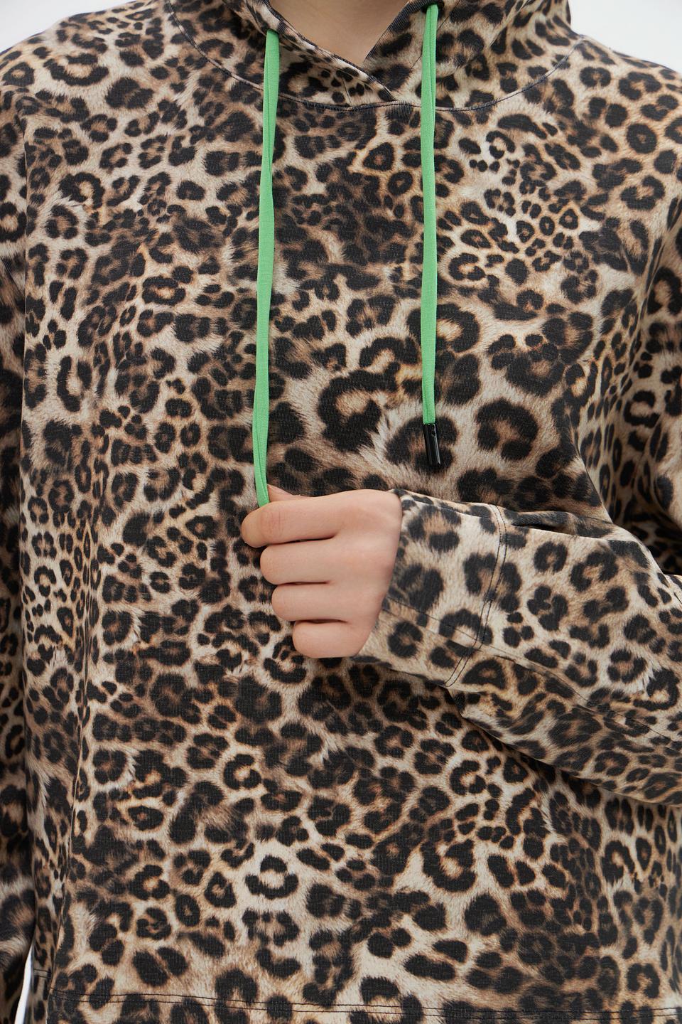 Пуловер Marc Cain леопардовый