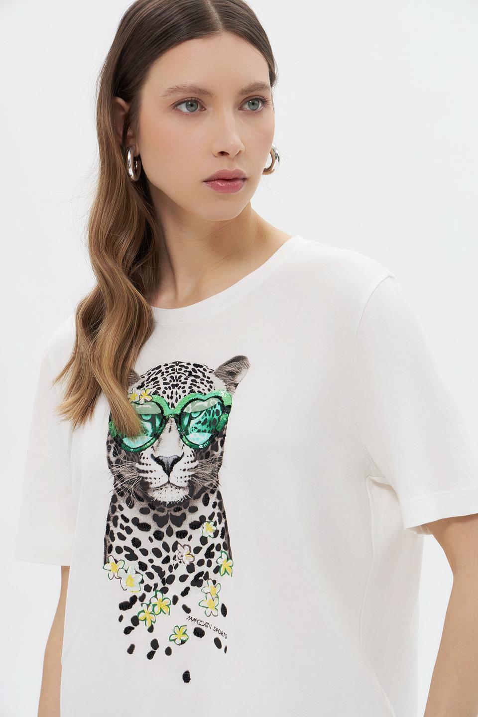 Футболка Marc Cain с леопардом