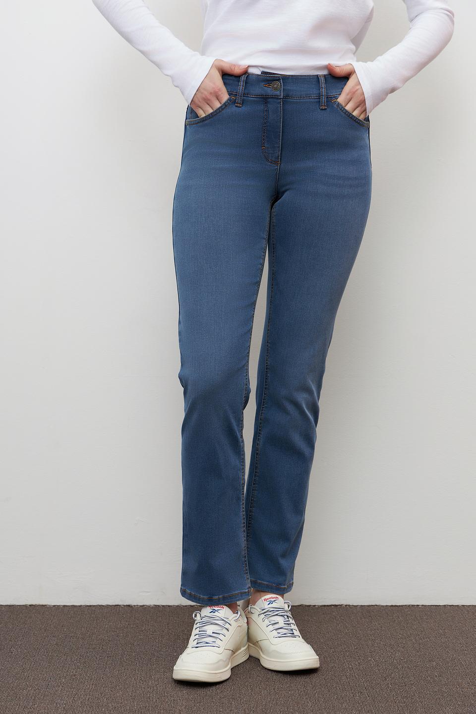 Джинсы Betty Barclay c поясом синие