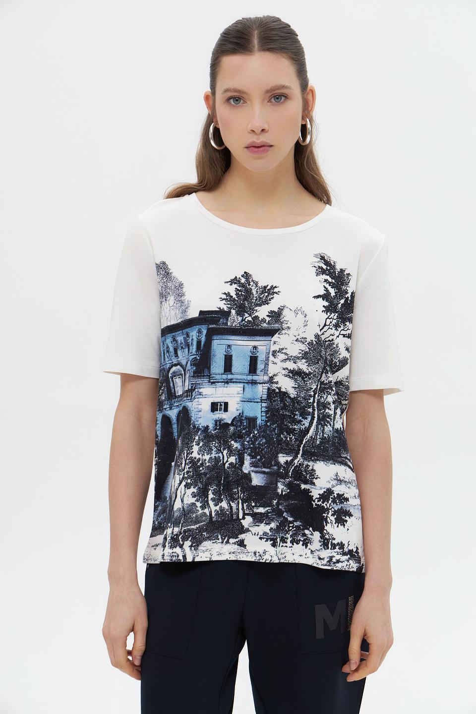 Футболка Monari с принтом "Пейзаж"