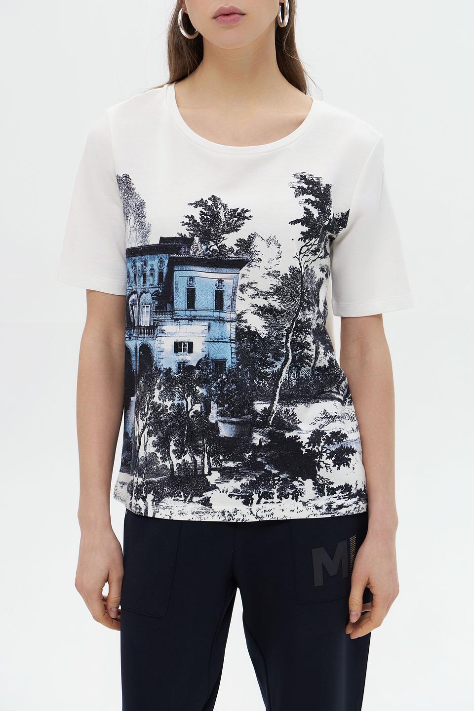 Футболка Monari с принтом "Пейзаж"