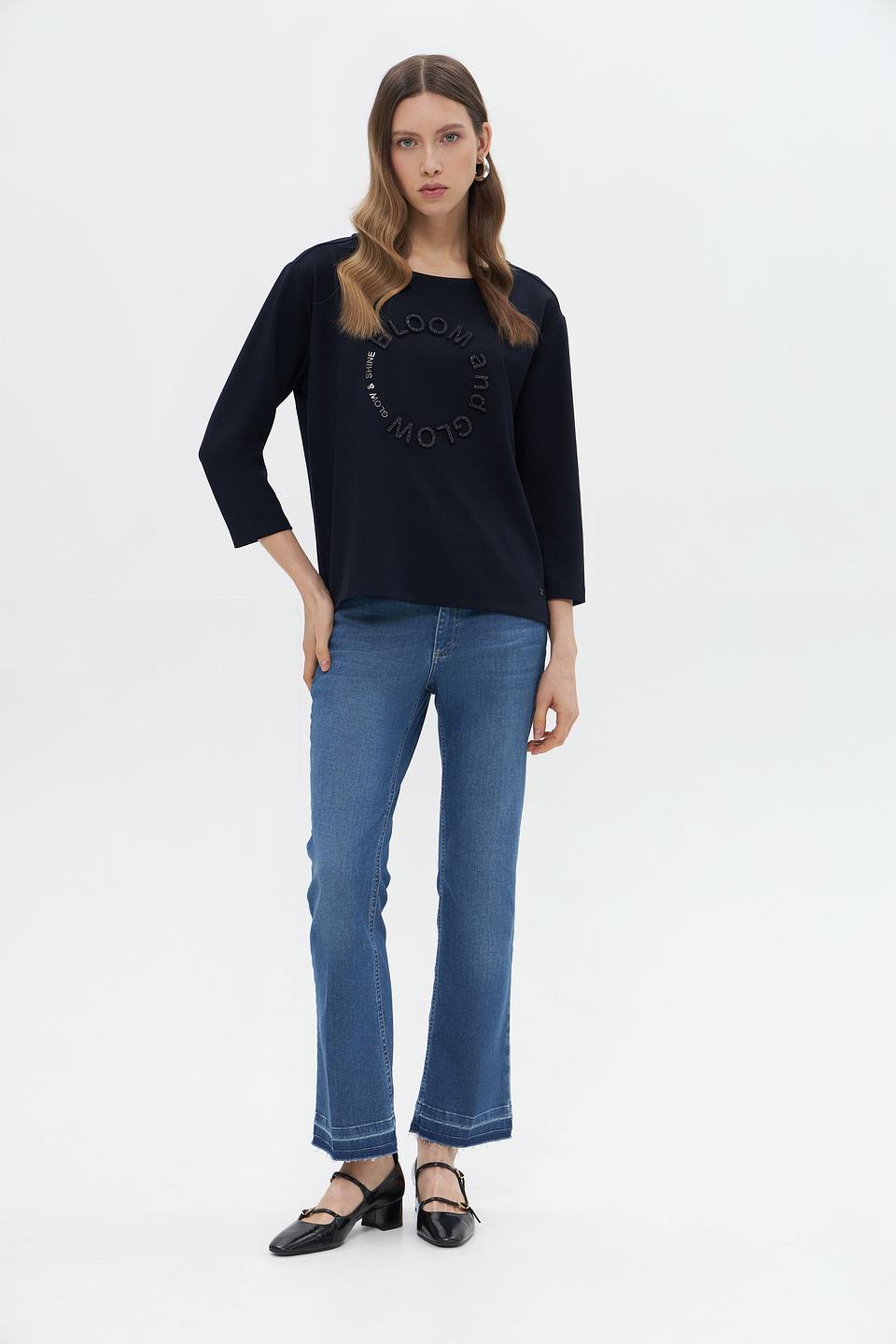 Пуловер Monari с принтом