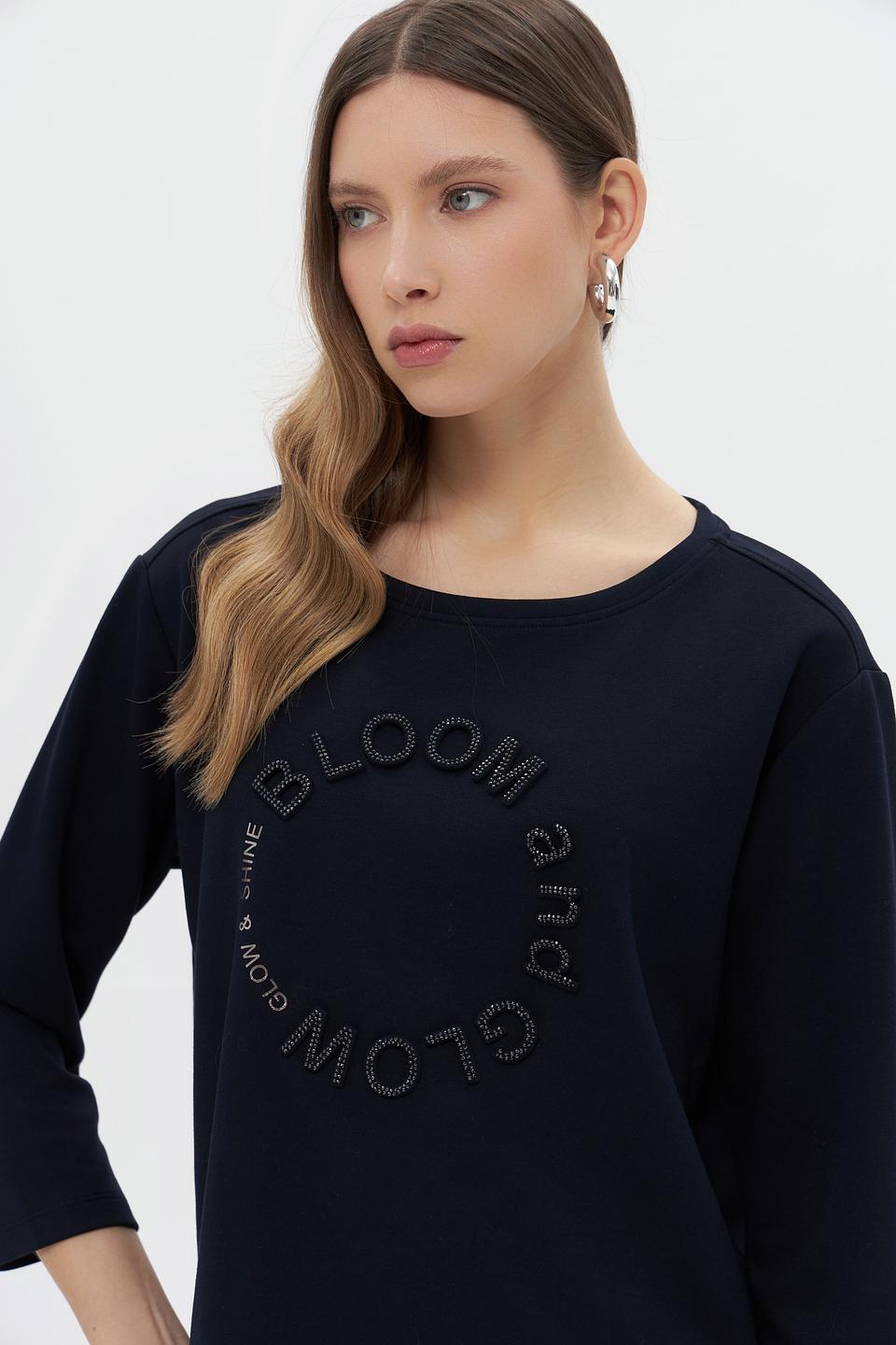 Пуловер Monari с принтом