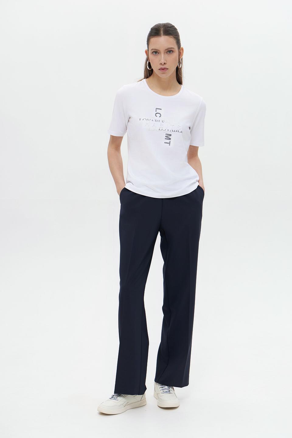 Брюки Monari темно-синие с полосками