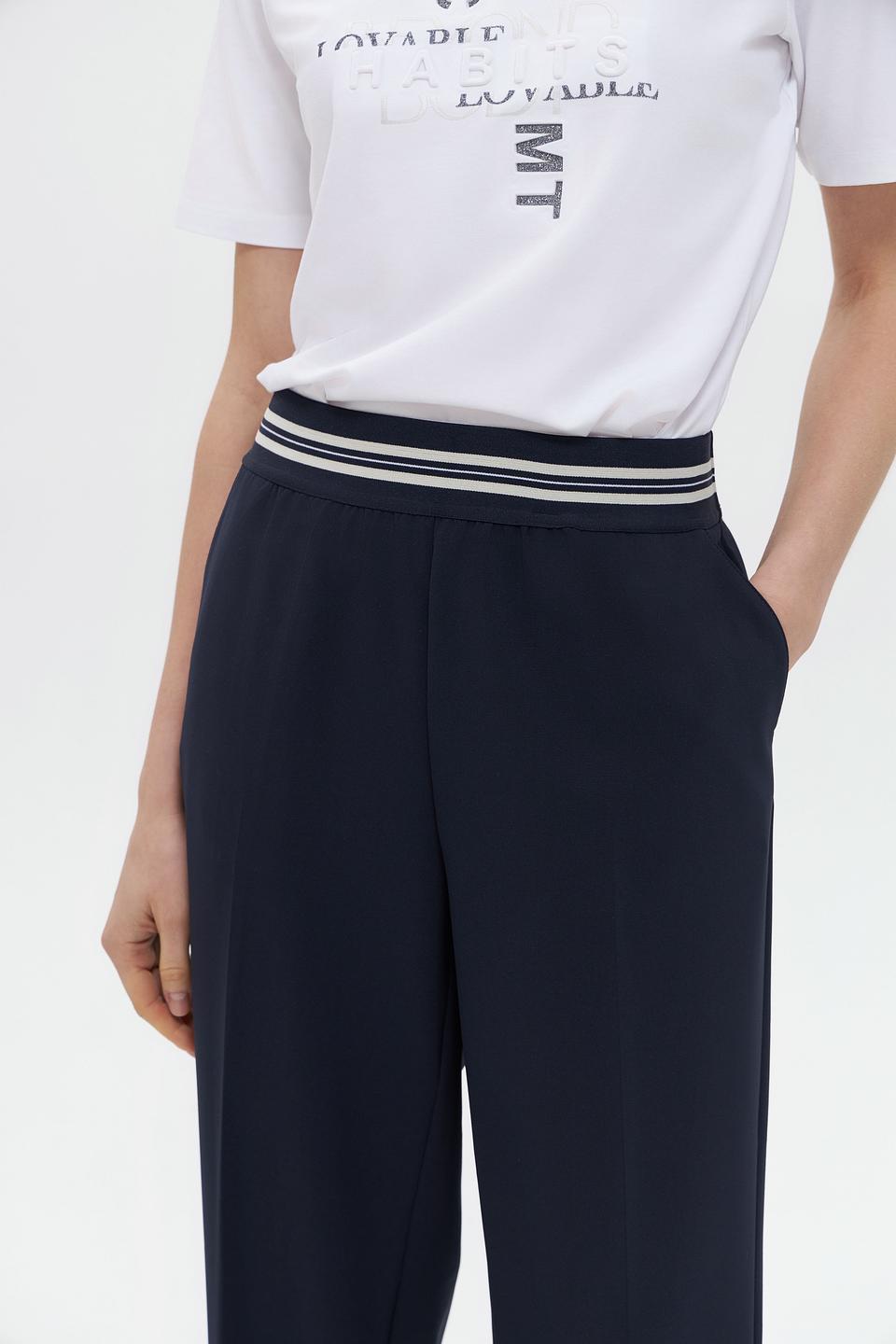 Брюки Monari темно-синие с полосками