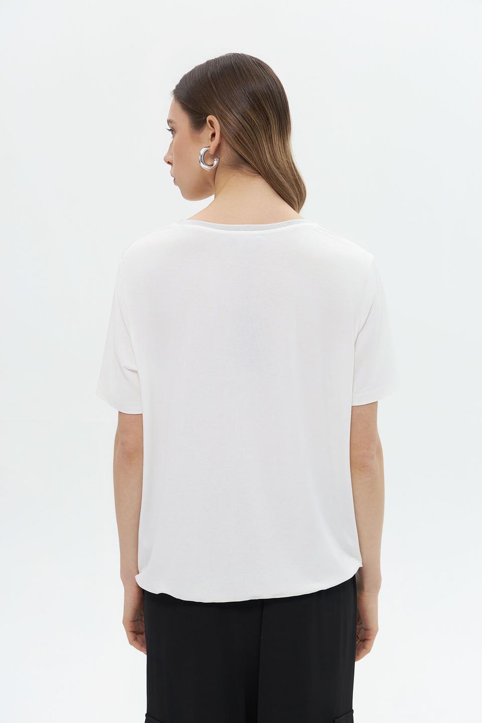 Блуза Monari с карманом белый