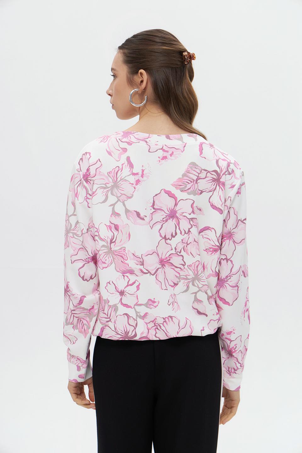 Пуловер Monari с цветочным принтом