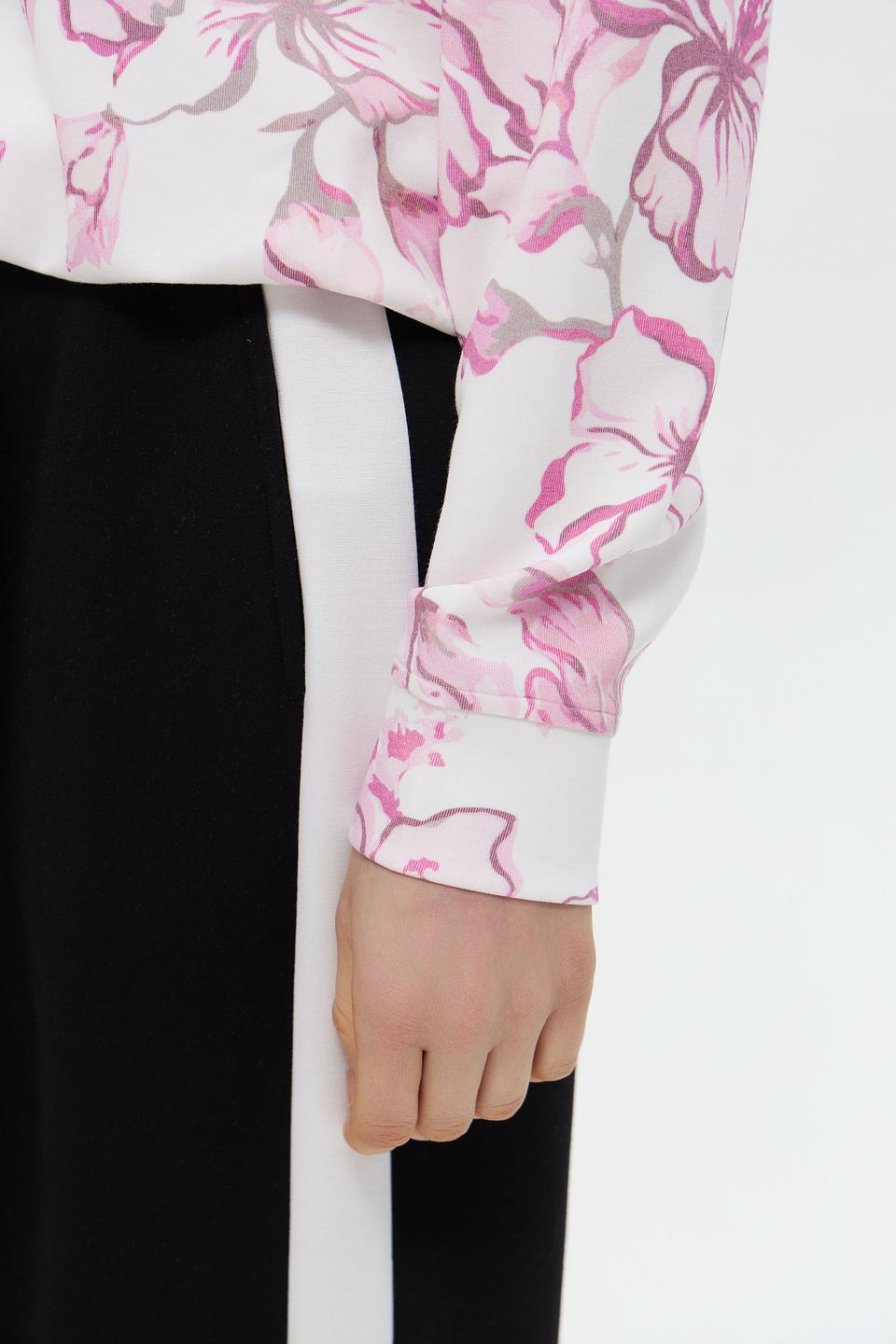 Пуловер Monari с цветочным принтом