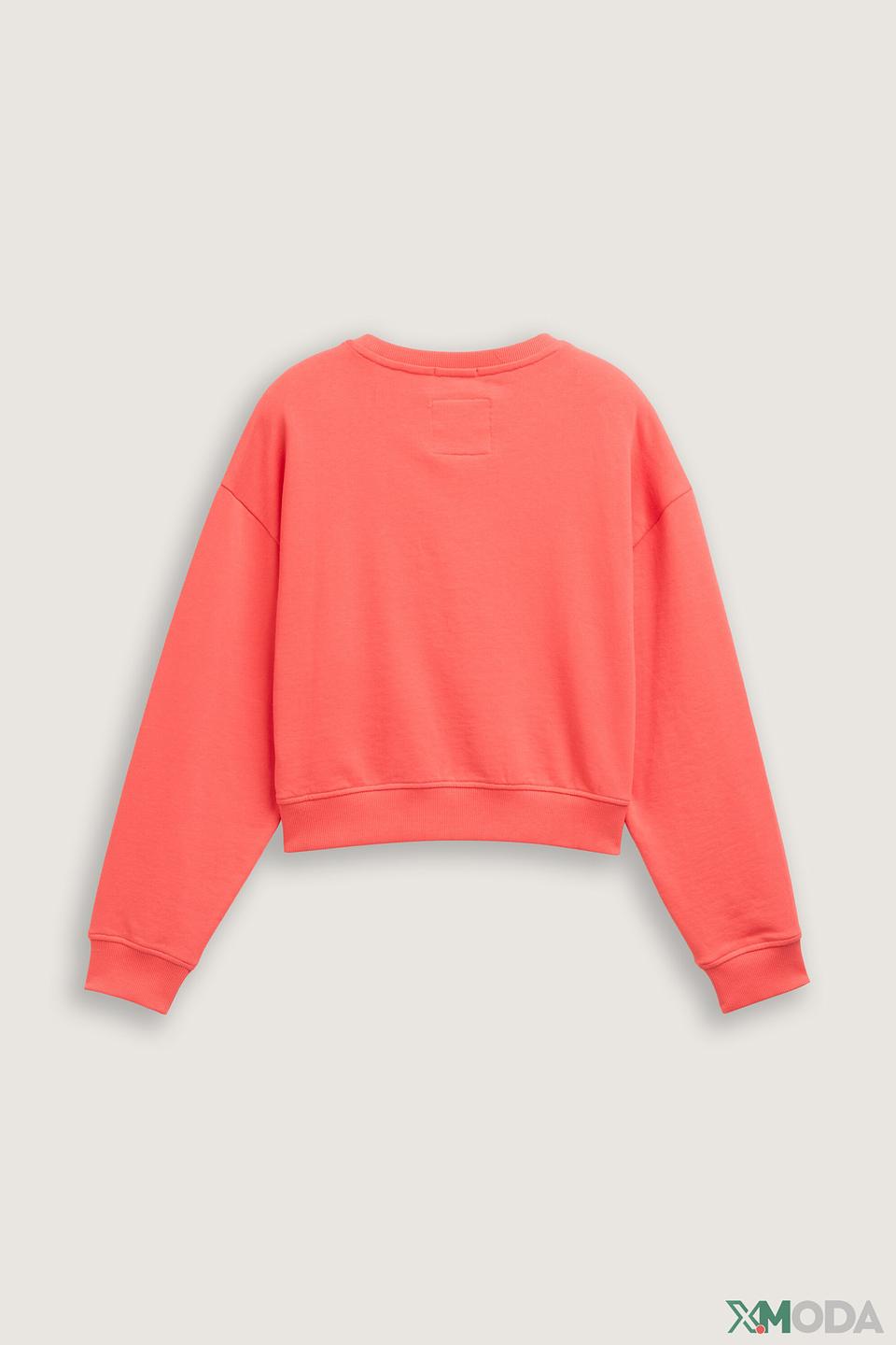Свитшот Tom Tailor California коралловый