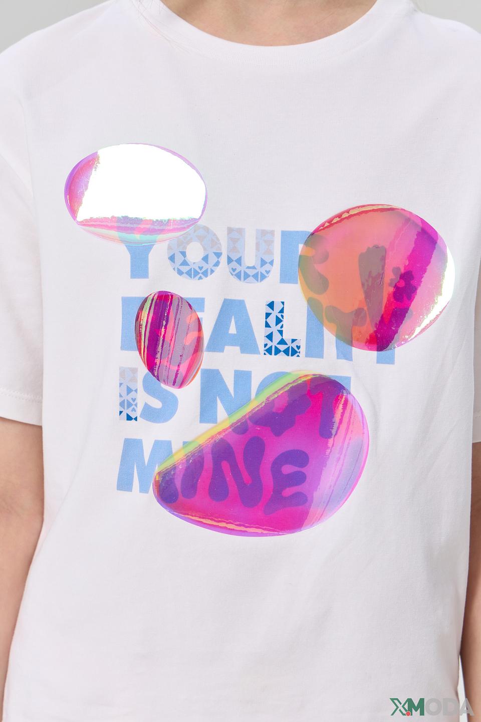 Футболка Choupette дев. с принтом