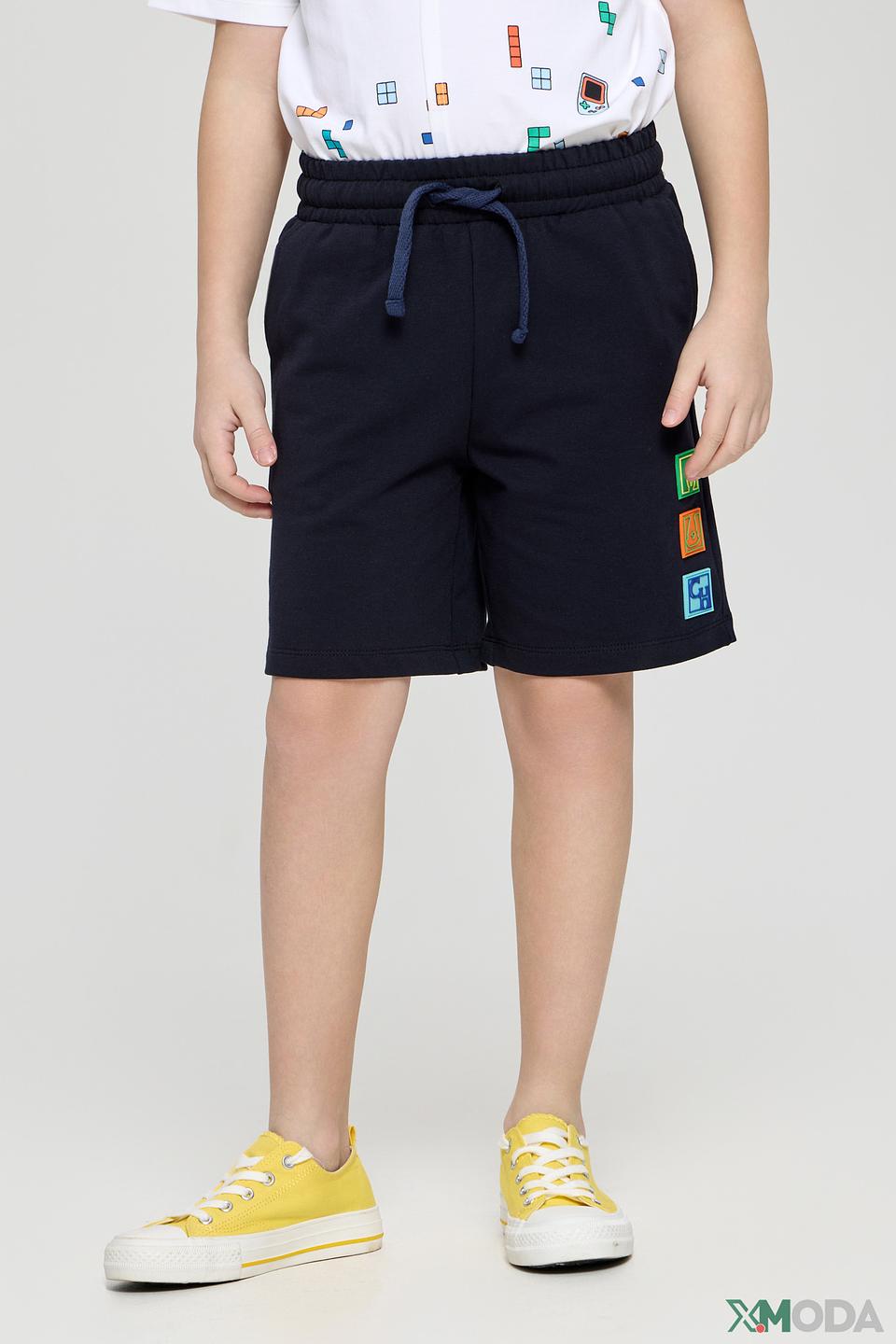 Шорты Choupette синие с аппликациями
