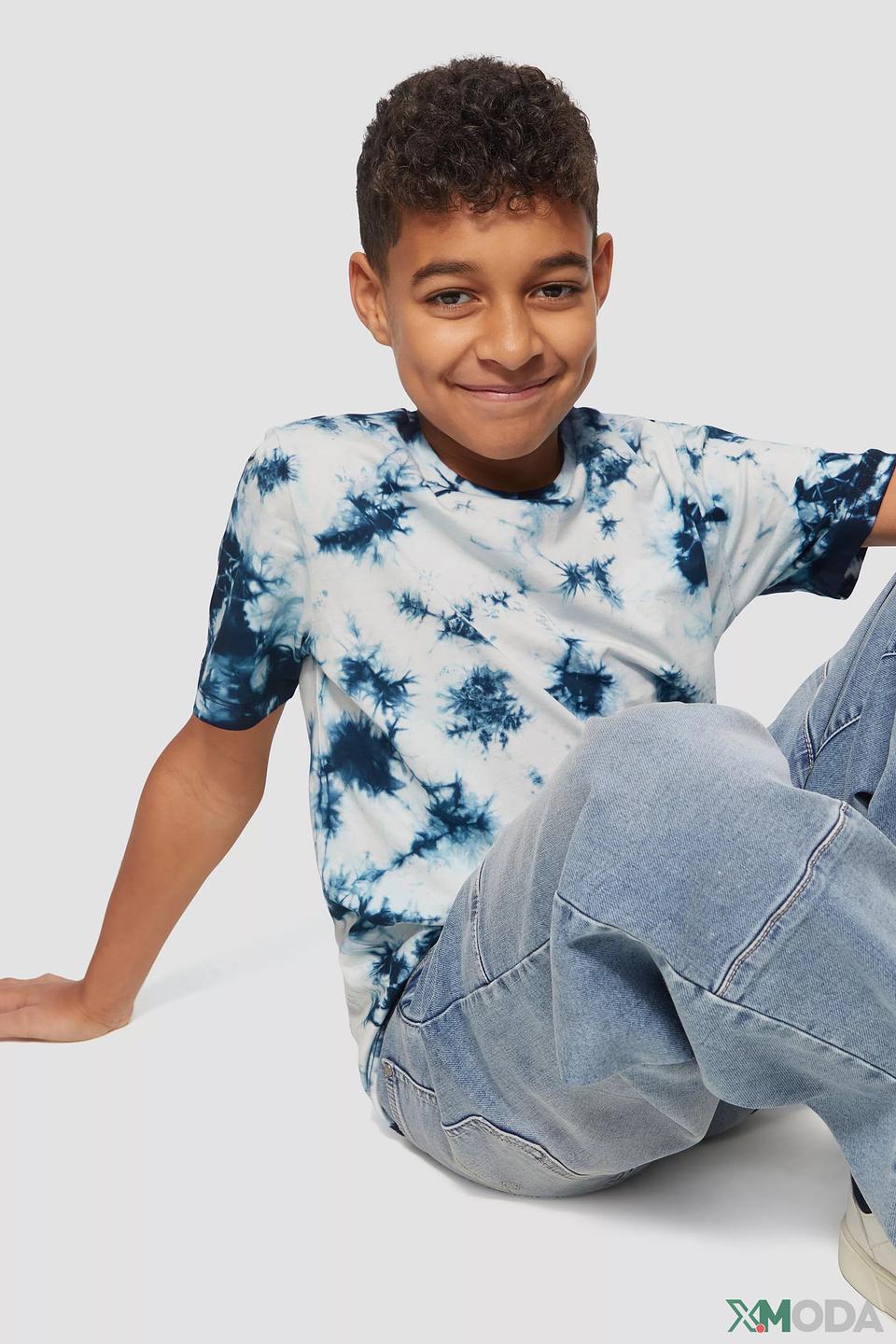 Футболка s.Oliver tie-dye синяя
