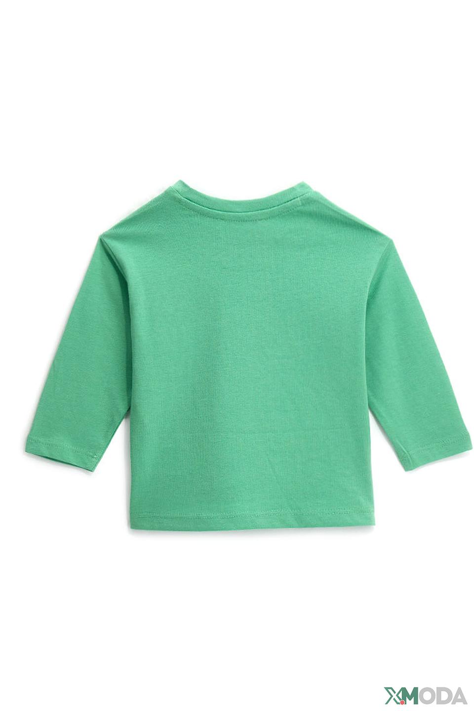 Футболка Original Marines с крокодилом зелёная