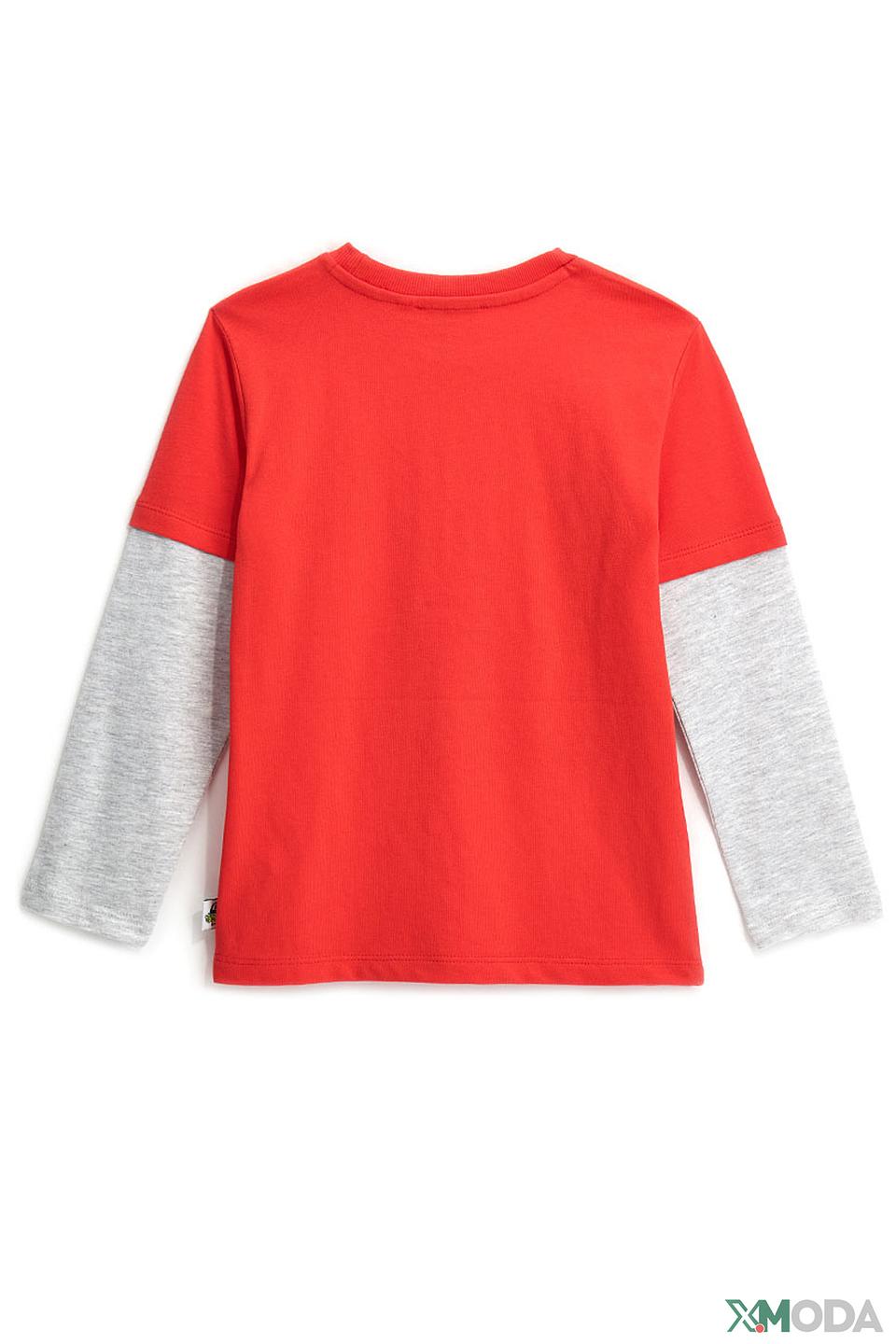 Лонгслив Original Marines красный с принтом