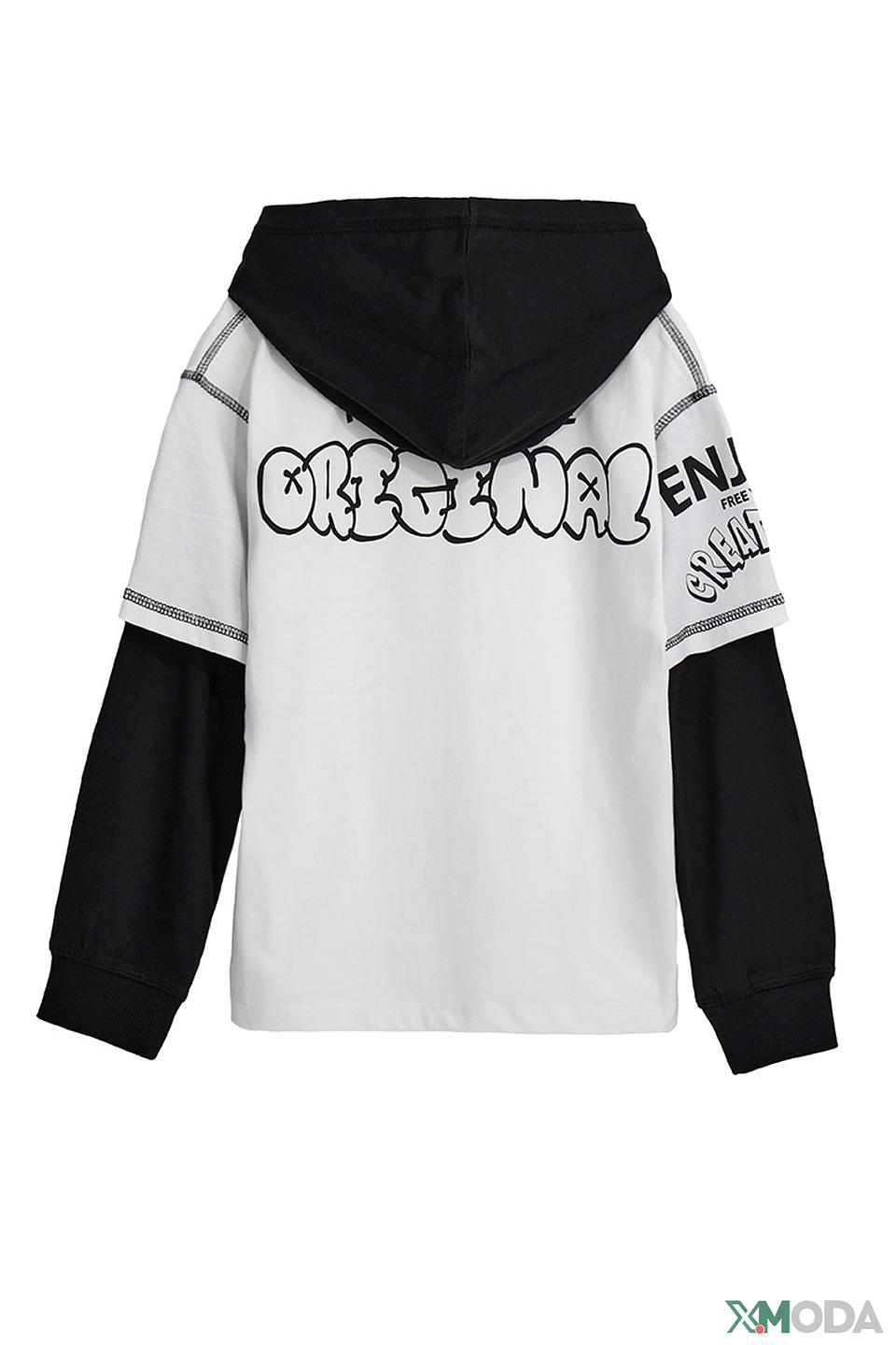 Лонгслив Original Marines белый с принтом