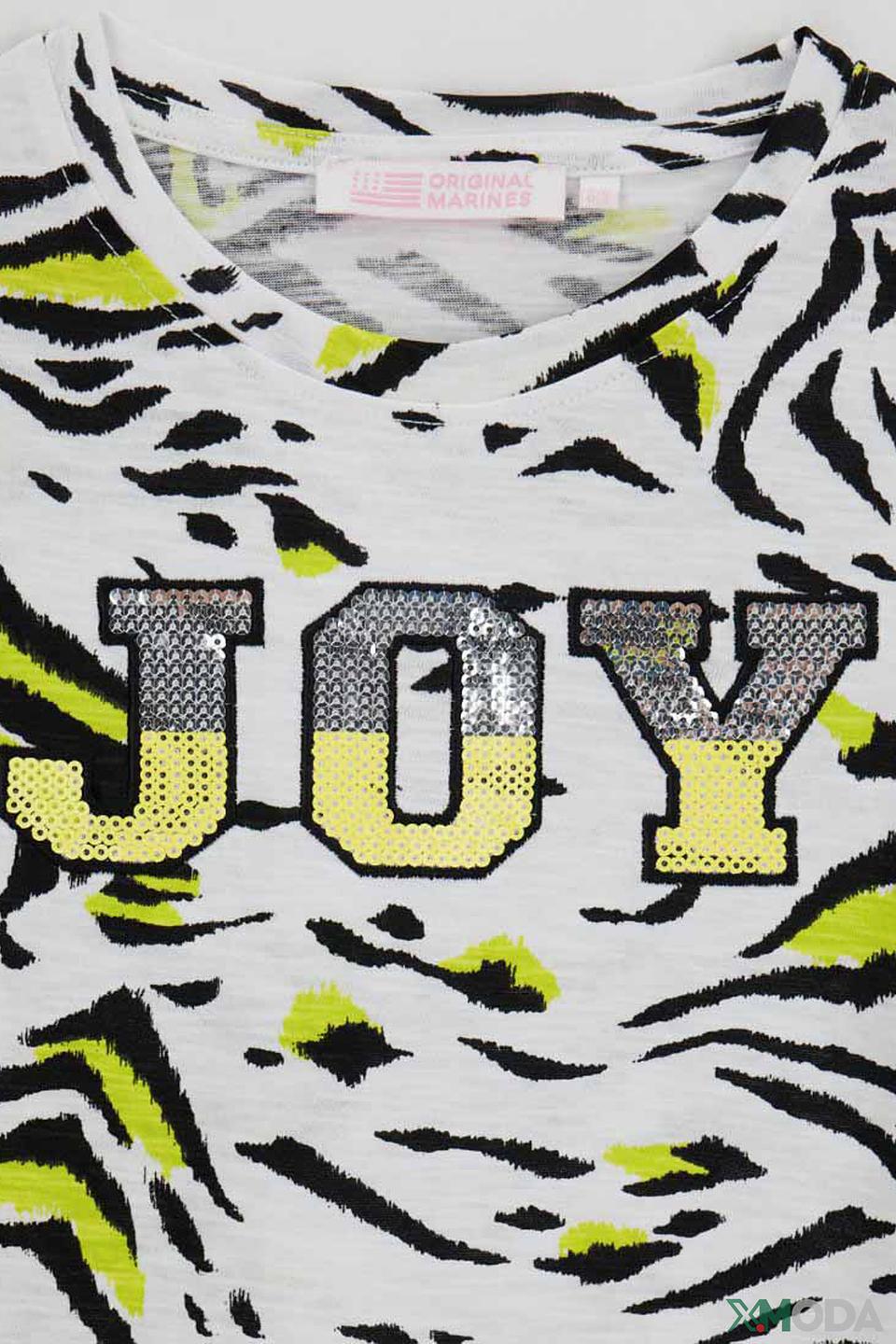 Футболка Original Marines дев. с принтом "JOY"