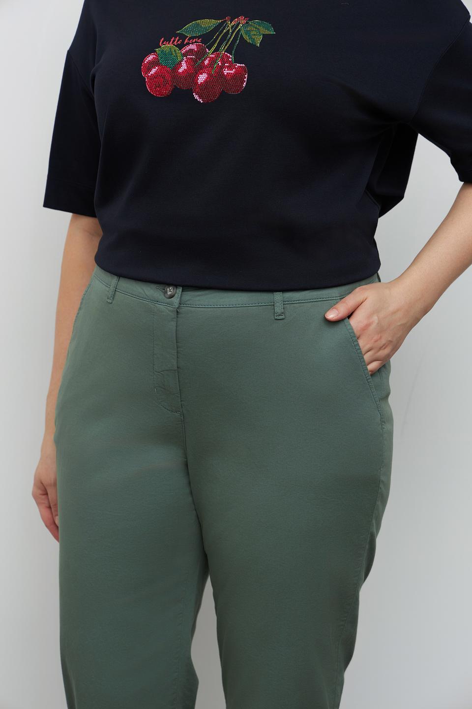 Брюки кюлоты Frapp хаки