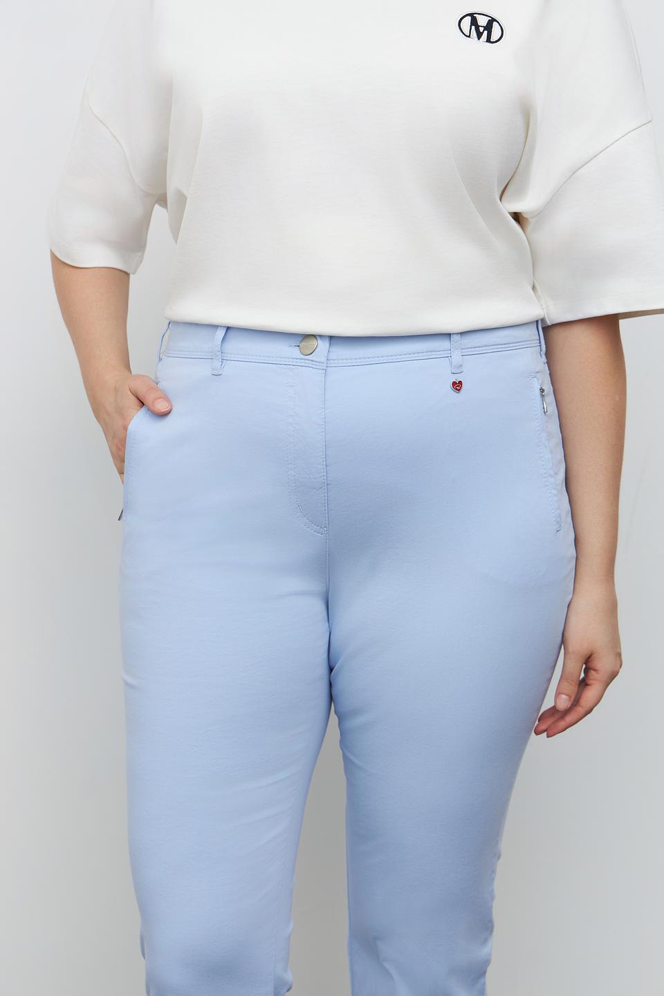 Бриджи Relaxed by Toni голубые