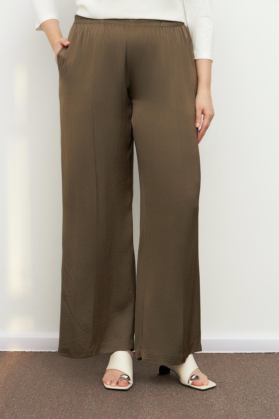 Брюки Margittes клёш хаки