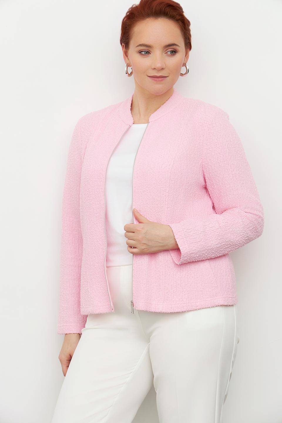 Жакет Frank Walder на молнии розовый