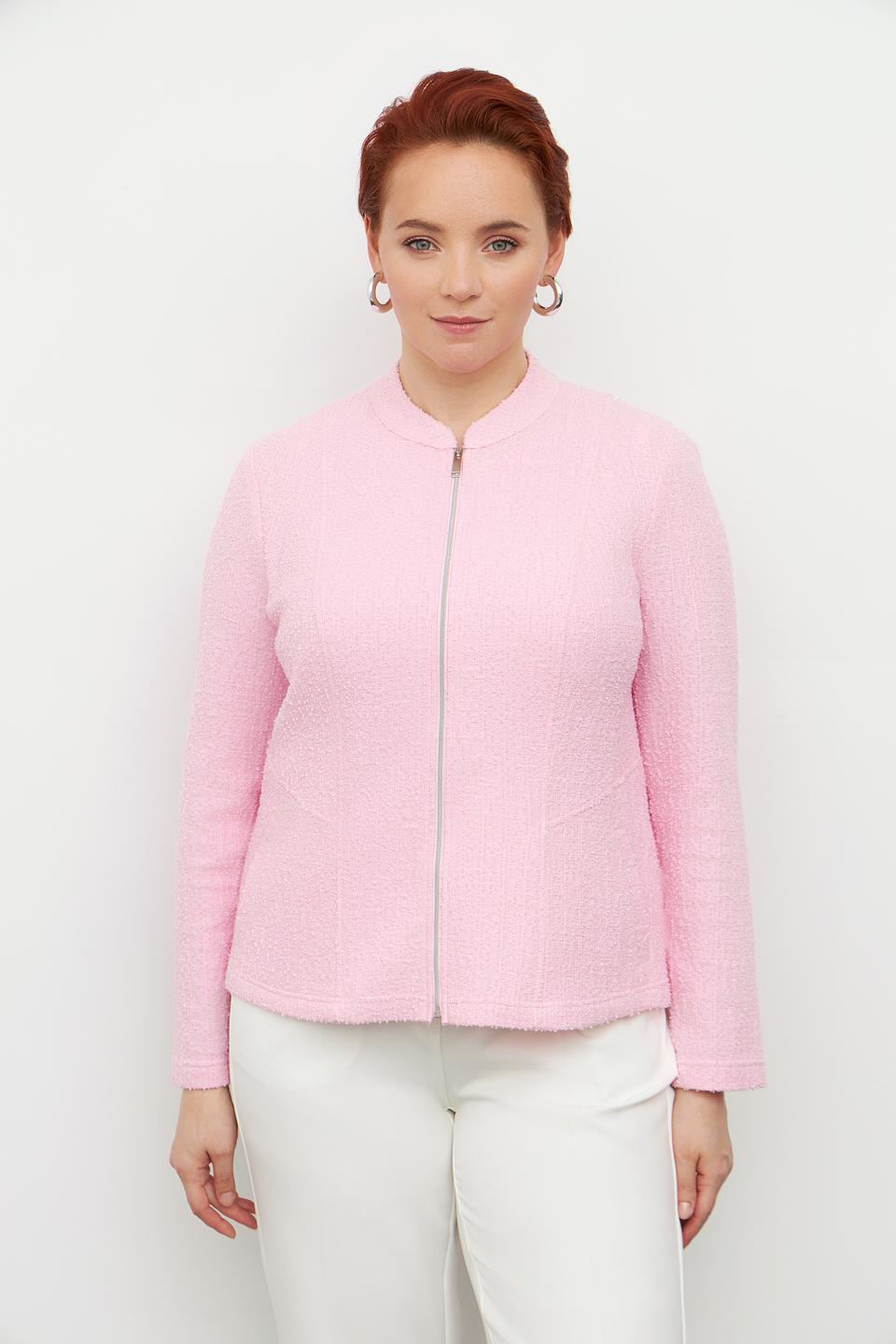 Жакет Frank Walder на молнии розовый
