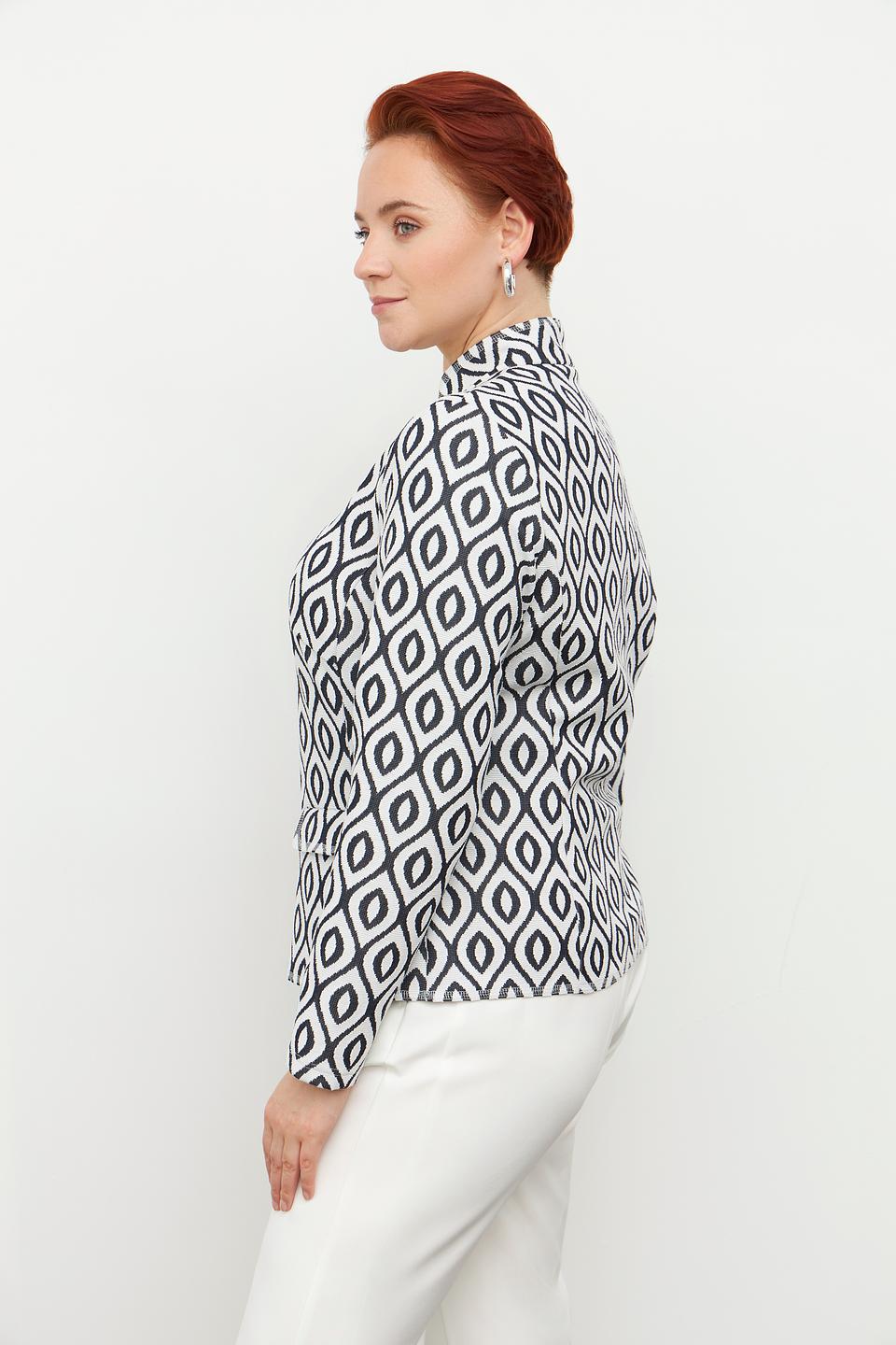 Жакет Frank Walder в геометрический принт