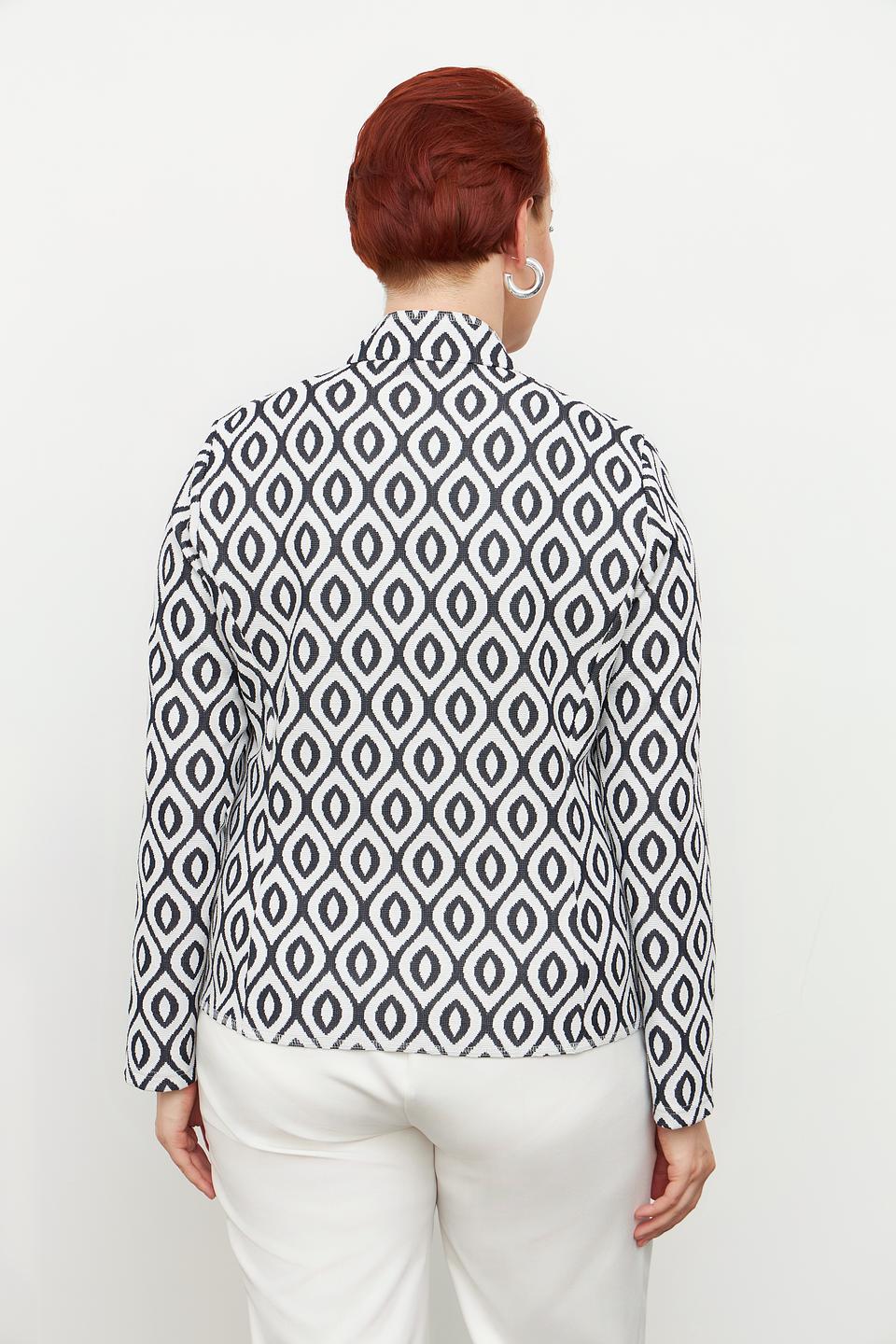 Жакет Frank Walder в геометрический принт