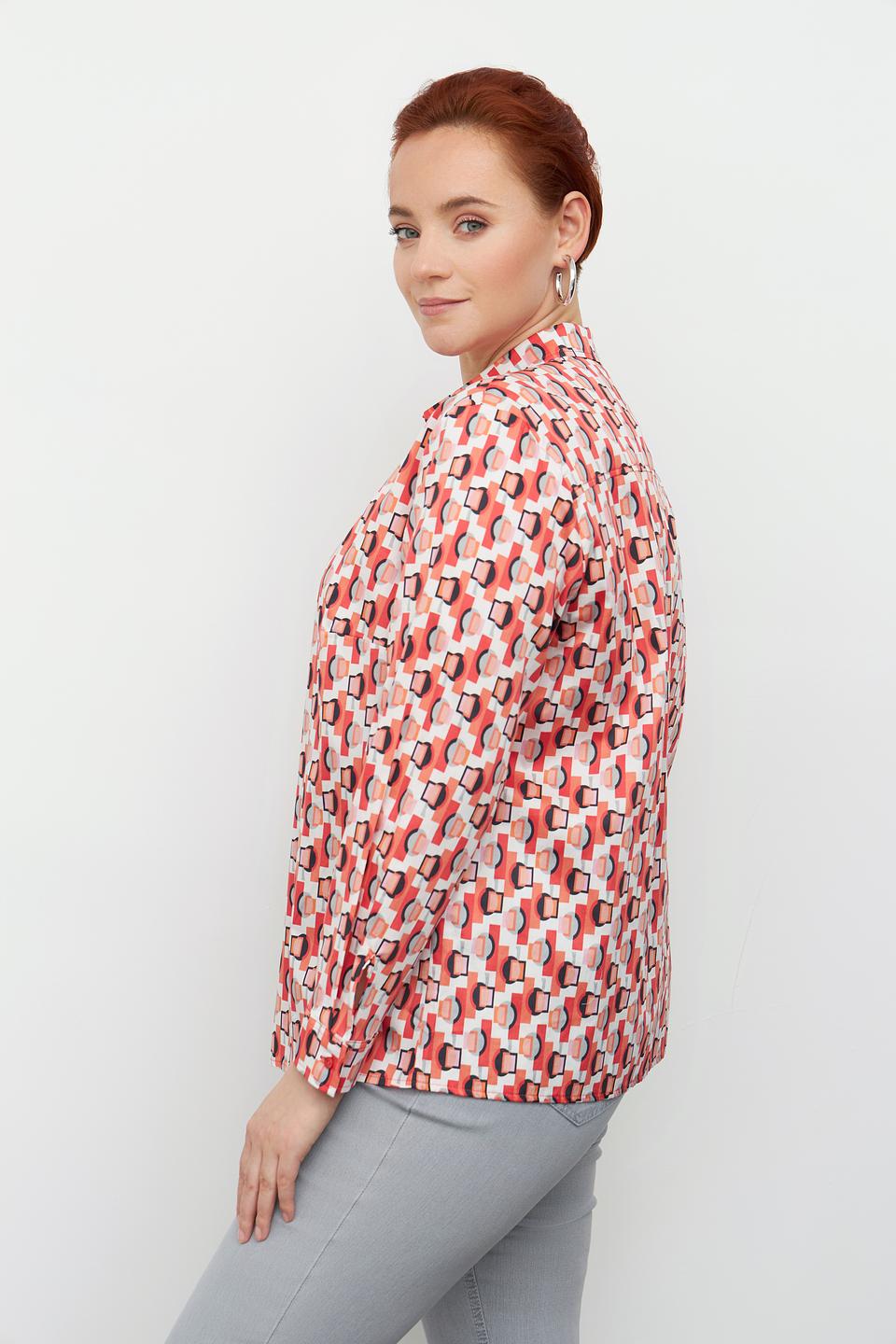 Блуза Lebek с геометрическим принтом