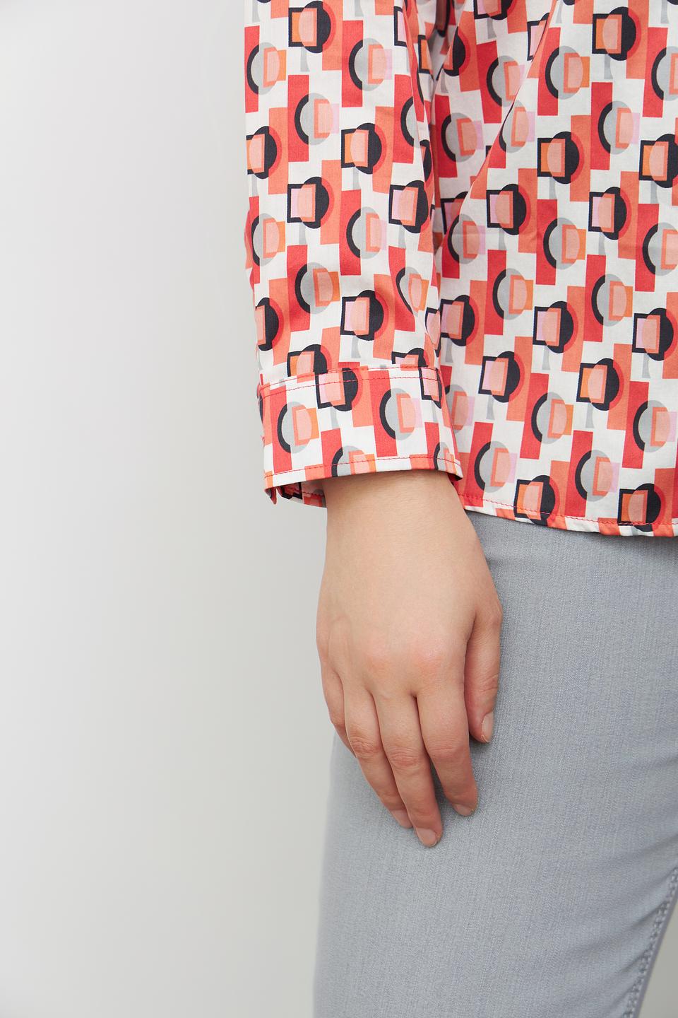 Блуза Lebek с геометрическим принтом