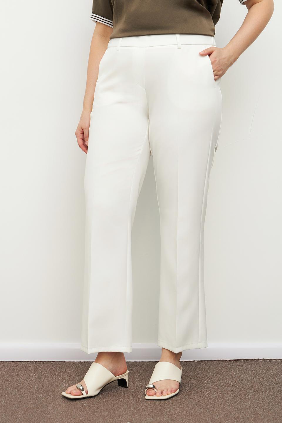 Брюки классические Anna Montana белые