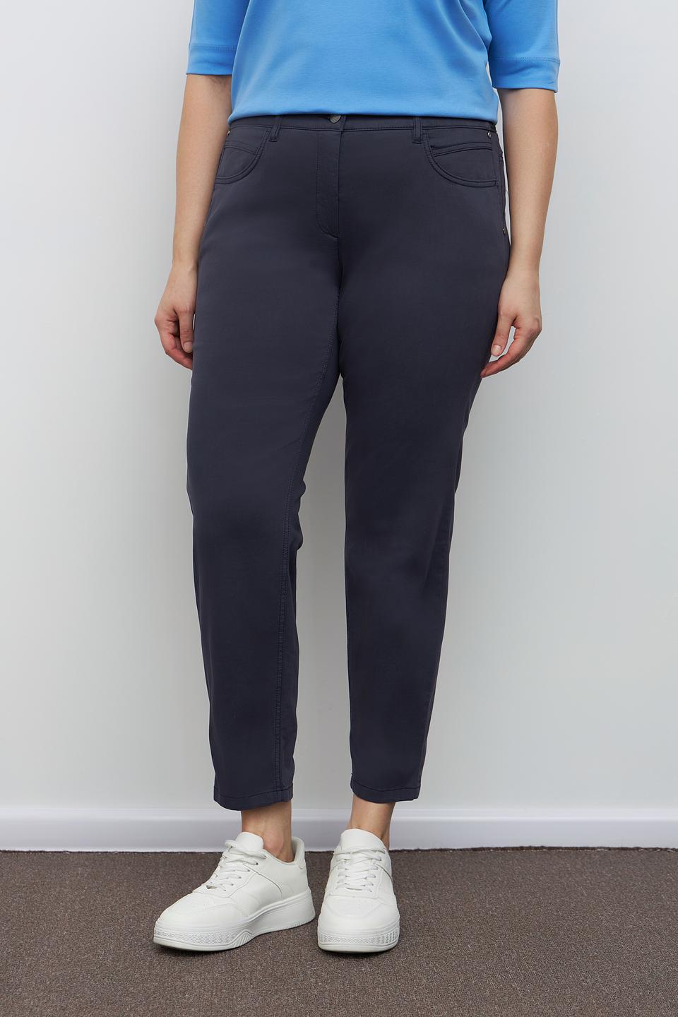 Брюки классические Luisa Cerano темно-синие